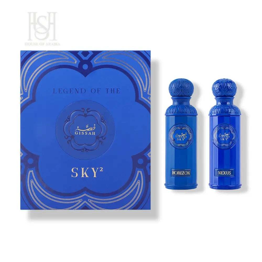Legend Of The Sky Set 2x90ml EDP For Him by Gissah Fragrances
