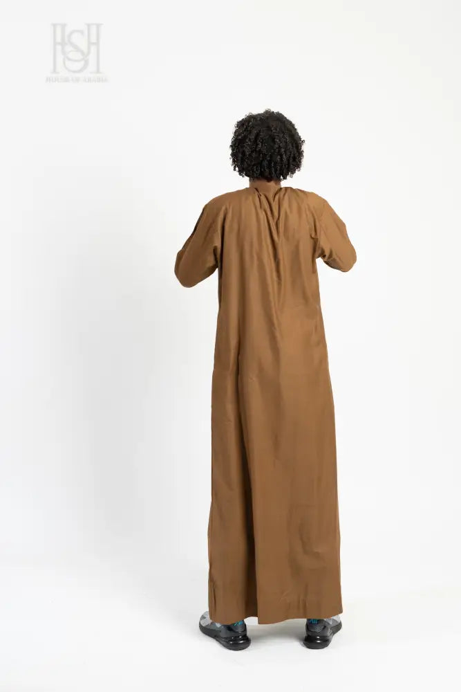 Men’s Emirati Thobe - Mocha Brown