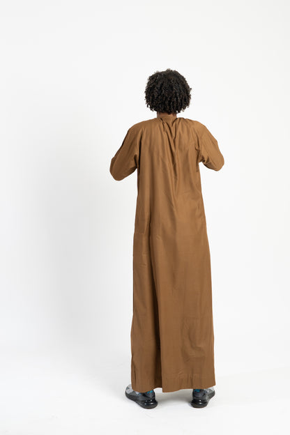 Men’s Emirati Thobe - Mocha Brown