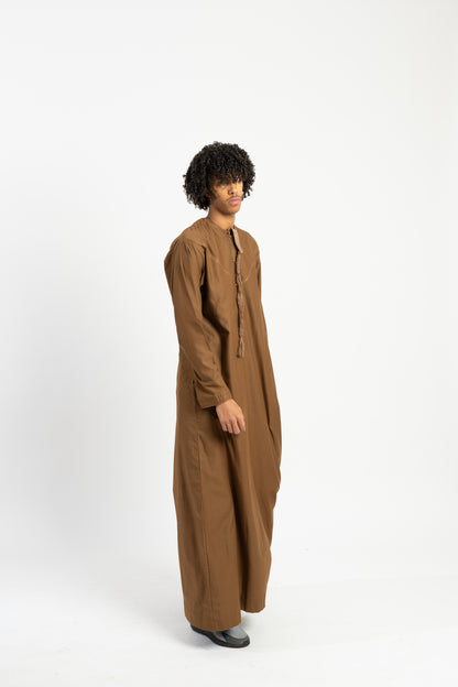Men’s Emirati Thobe - Mocha Brown