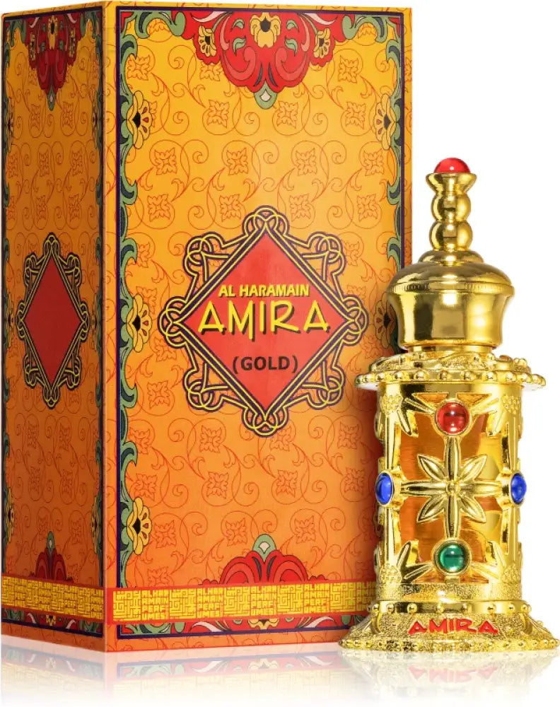 Amira Gold 12ml Perfume Oil by Al Haramain Arabian Oriental Sweet Floral Attar