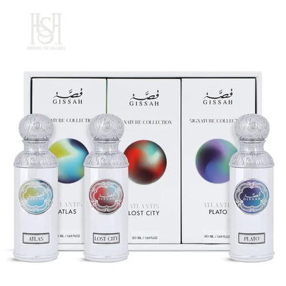 Atlantis Set 3x50ml EDP Unisex by Gissah Fragrances