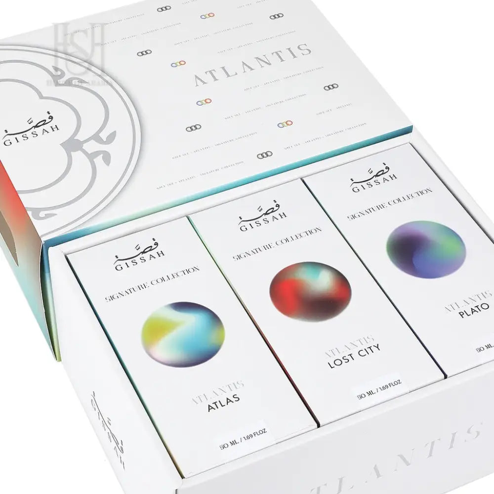 Atlantis Set 3x50ml EDP Unisex by Gissah Fragrances