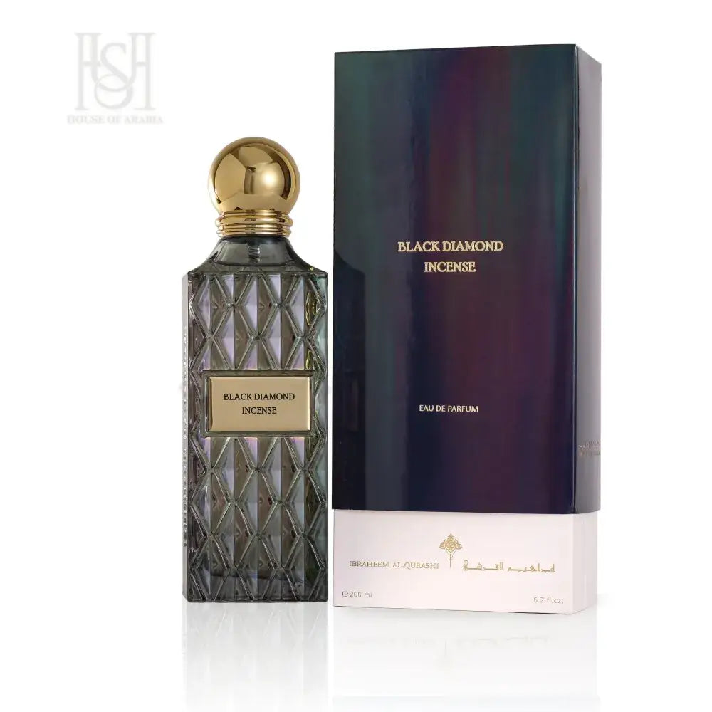 Black Diamond Incense 200ml EDP Unisex by Ibrahim Al Qurashi