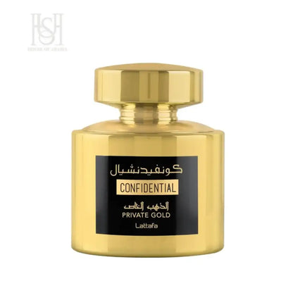 Confidential Private Gold EDP Unisex 100ml by Lattafa