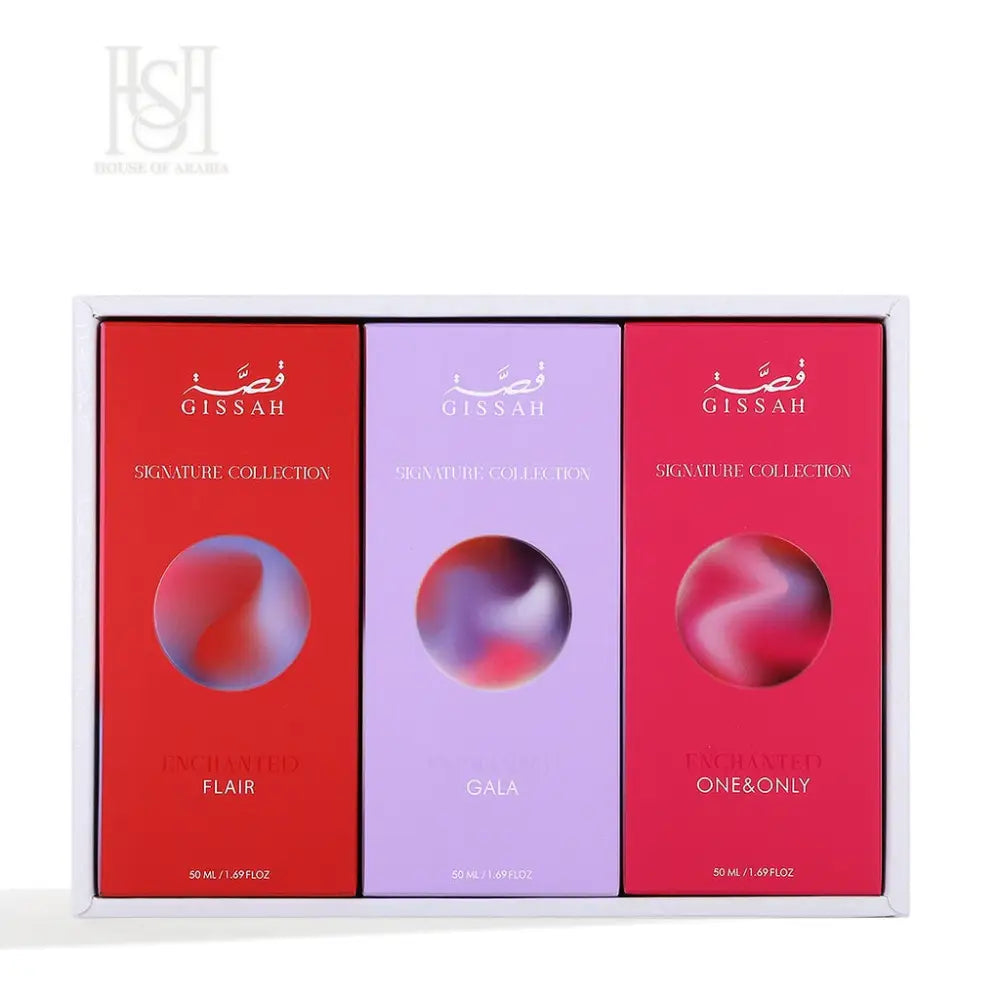 Enchanted Set (3x50ml) EDP For Her by Gissah Fragrances