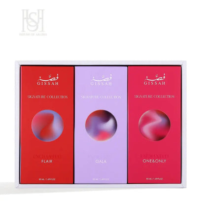 Enchanted Set (3x50ml) EDP For Her by Gissah Fragrances