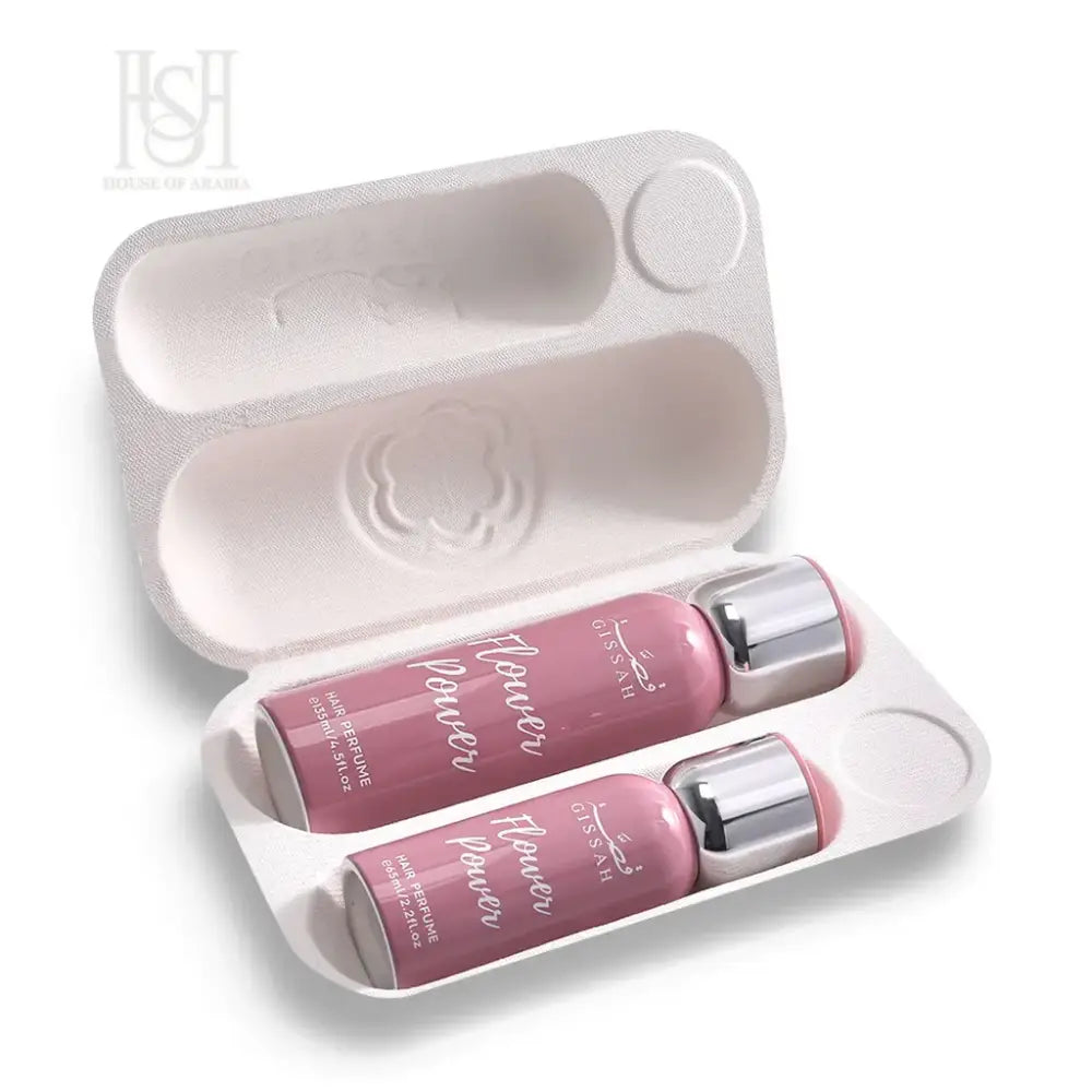 Flower Power (135ml + 65ml) Hair Perfume Set by Gissah Fragrances