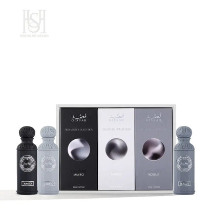 Graphite Set 3x50ml EDP Unisex by Gissah