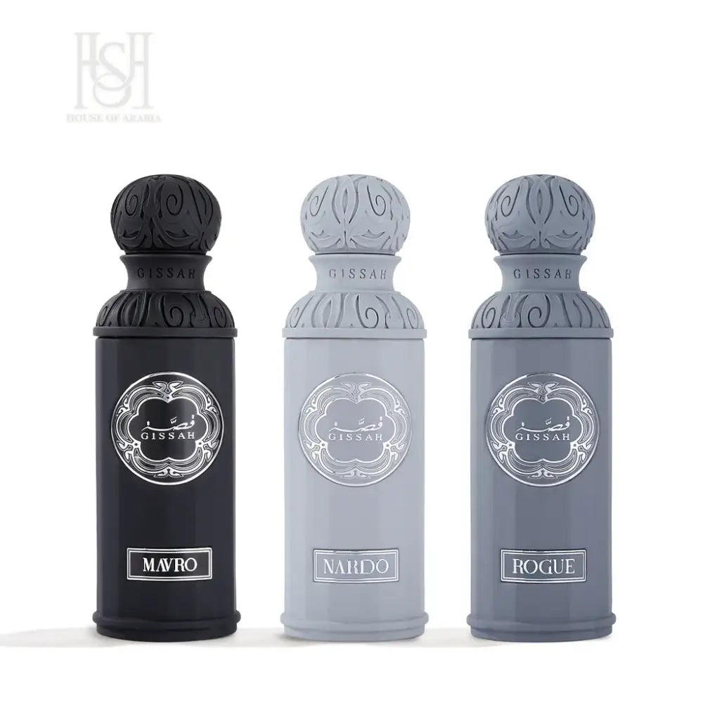 Graphite Set 3x50ml EDP Unisex by Gissah