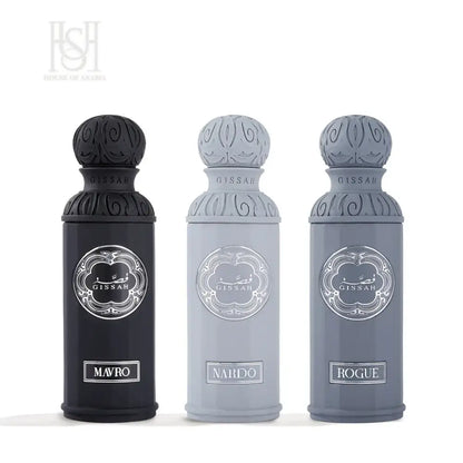 Graphite Set 3x50ml EDP Unisex by Gissah