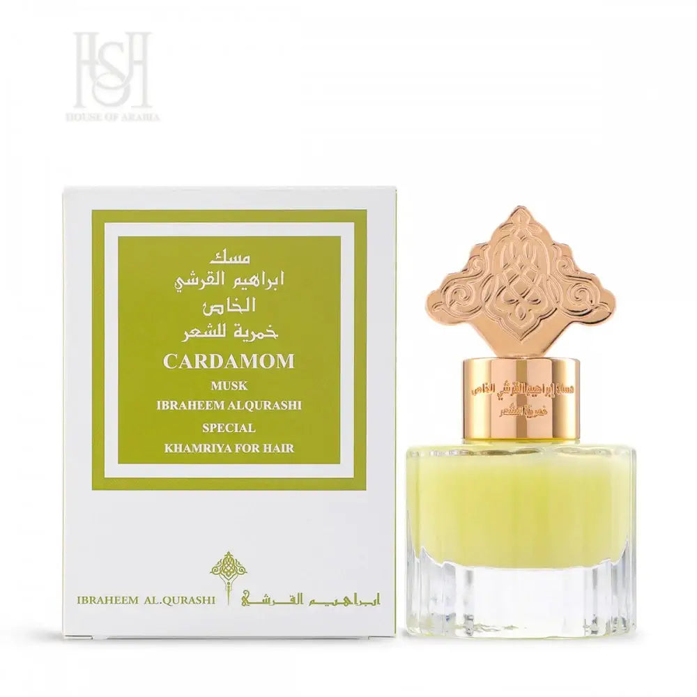 Khamriya Cardamom Musk 15ml Perfume Oil by Ibrahim Al Qurashi