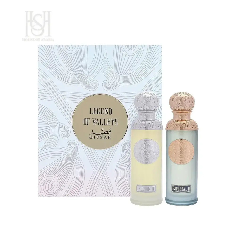 Legend of Valleys Set 2x90ml EDP Unisex by Gissah Fragrances