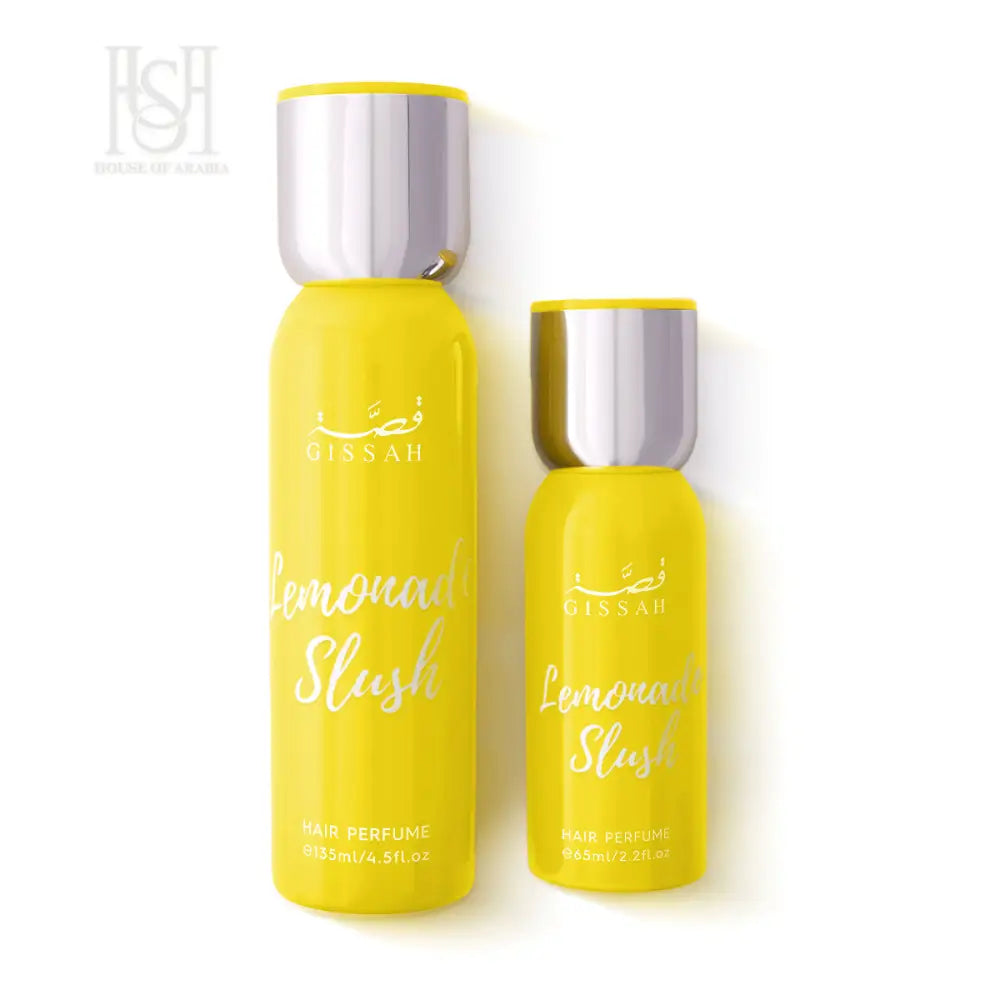 Lemonade Slush(135ml + 65ml) Hair Mist Set by Gissah Fragrances