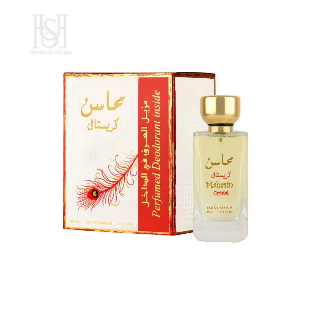Mahasin Crystal 100ml EDP For Her by Lattafa