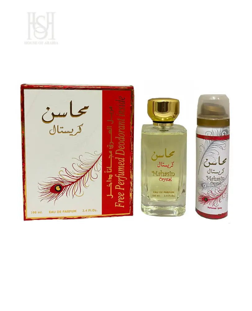 Mahasin Crystal 100ml EDP For Her by Lattafa