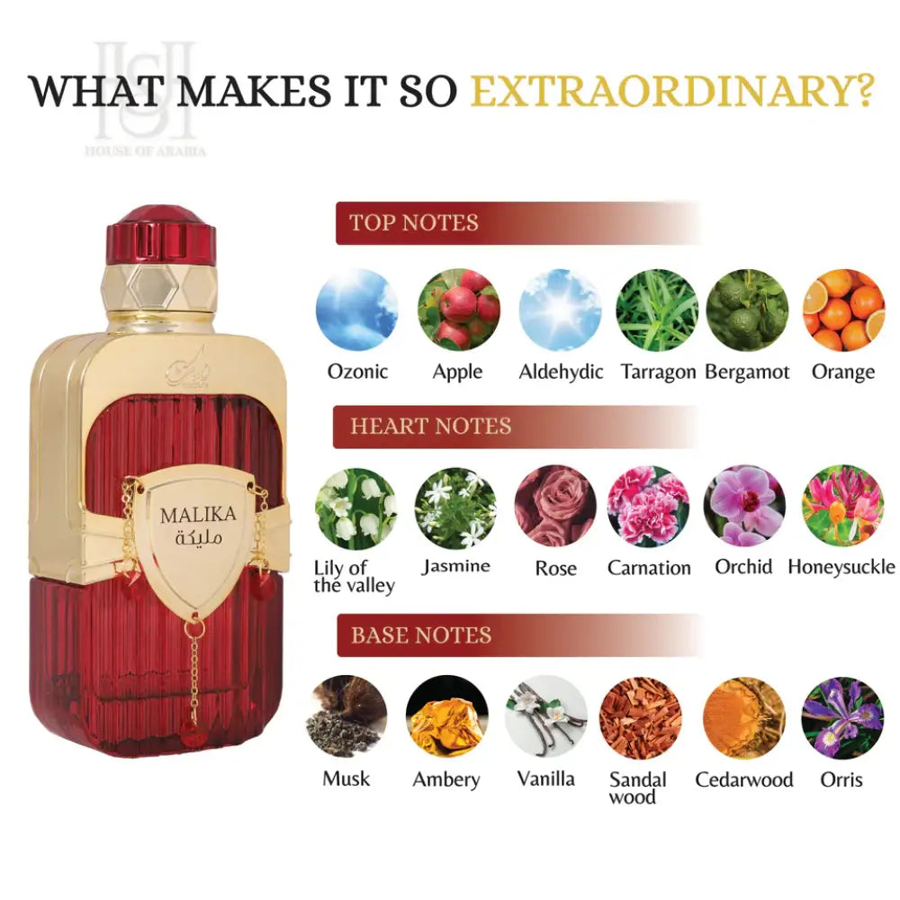 Malika 100ml EDP For Her by Nusuk