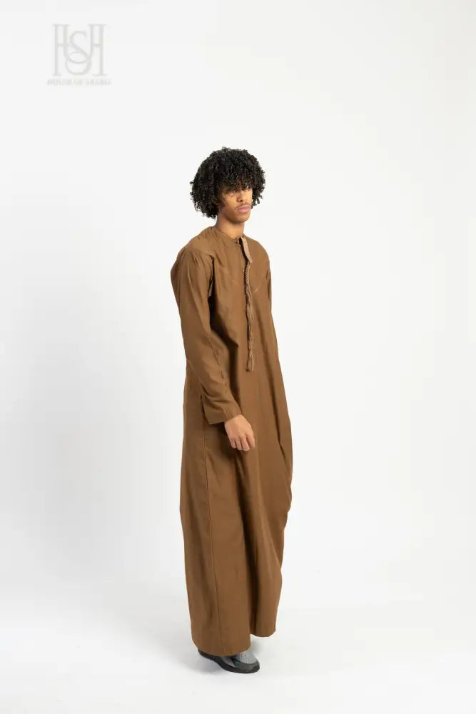 Men’s Emirati Thobe - Mocha Brown