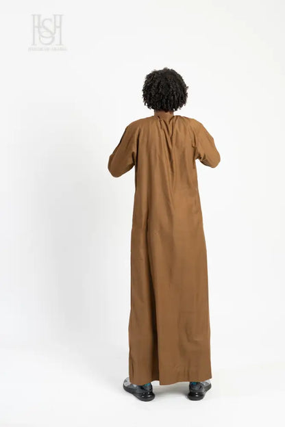 Men’s Emirati Thobe - Mocha Brown