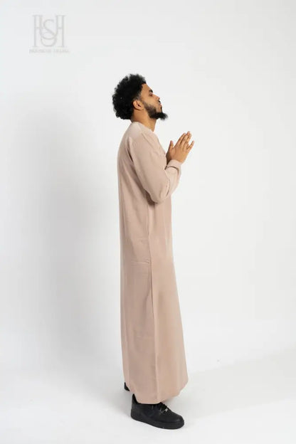 Men’s Omani Thobe - Dusty Rose 60 / 22