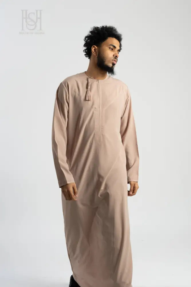 Men’s Omani Thobe - Dusty Rose 60 / 22