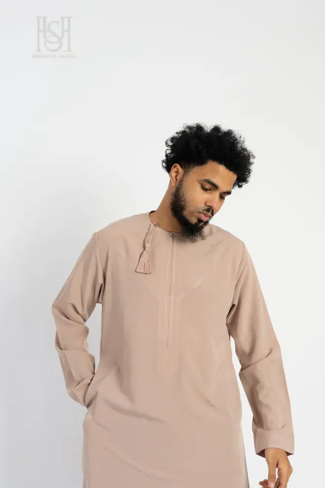 Men’s Omani Thobe - Dusty Rose 60 / 22