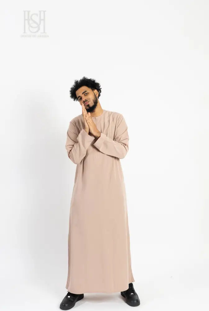 Men’s Omani Thobe - Dusty Rose 60 / 22