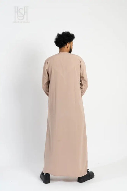 Men’s Omani Thobe - Dusty Rose 60 / 22