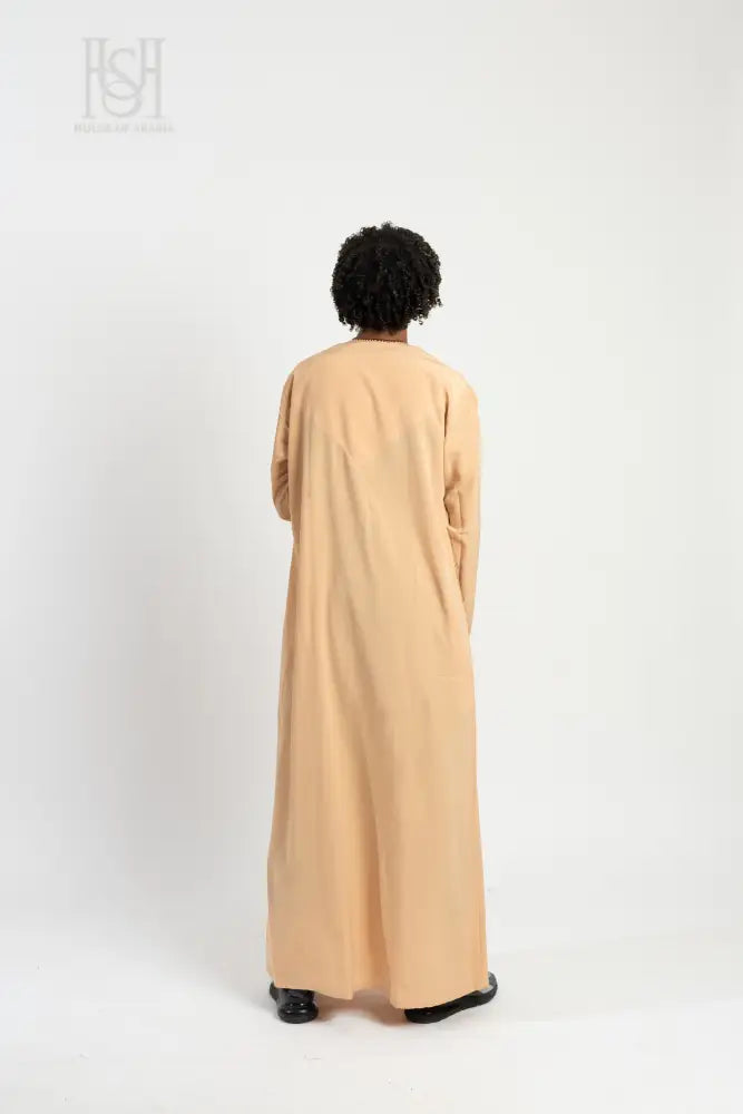 Men’s Omani Thobe with Design - 58 / 23