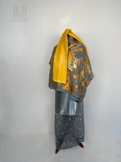 Moonlit Silver & Sun-Kissed Gold Fransawi