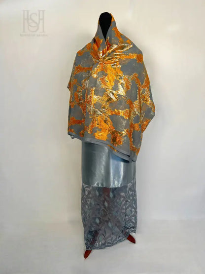 Moonlit Silver & Sun-Kissed Gold Fransawi