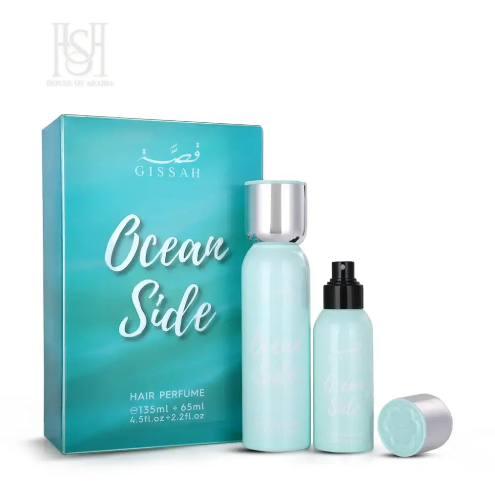 Ocean Side Set(135ml + 65ml) Unisex Hair Mist by Gissah Fragrances
