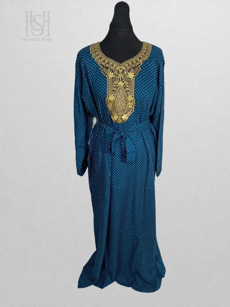 Sophisticated Sapphire Kaftan