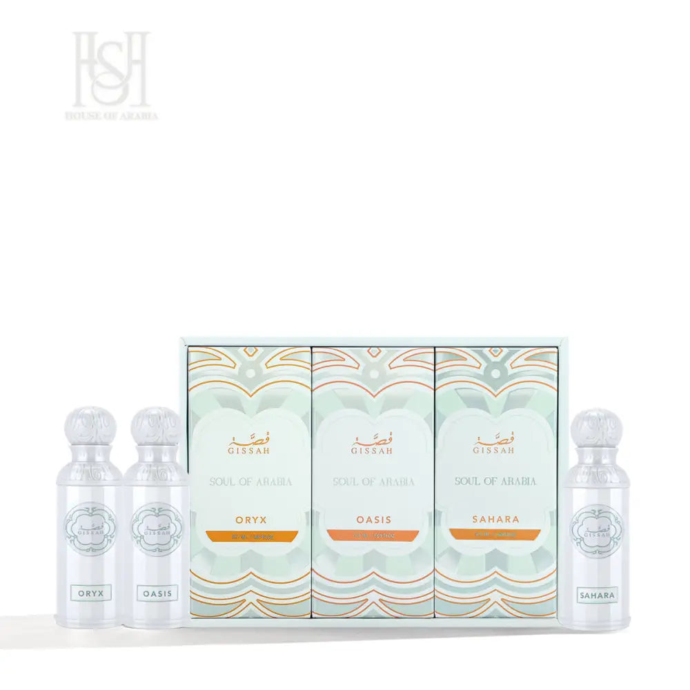 Soul of Arabia Set 3x50ml EDP Unisex by Gissah Fragrances