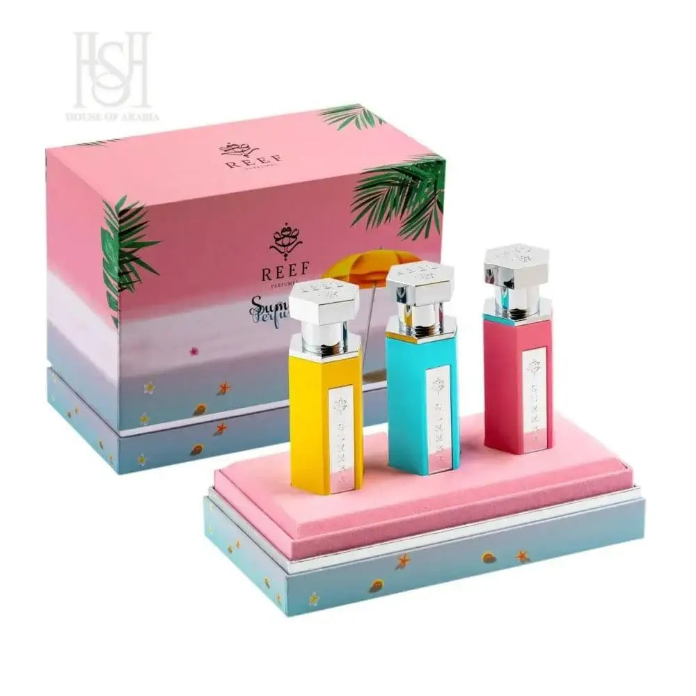 Summer Collection 3x100ml EDP Unisex by Reef Perfumes