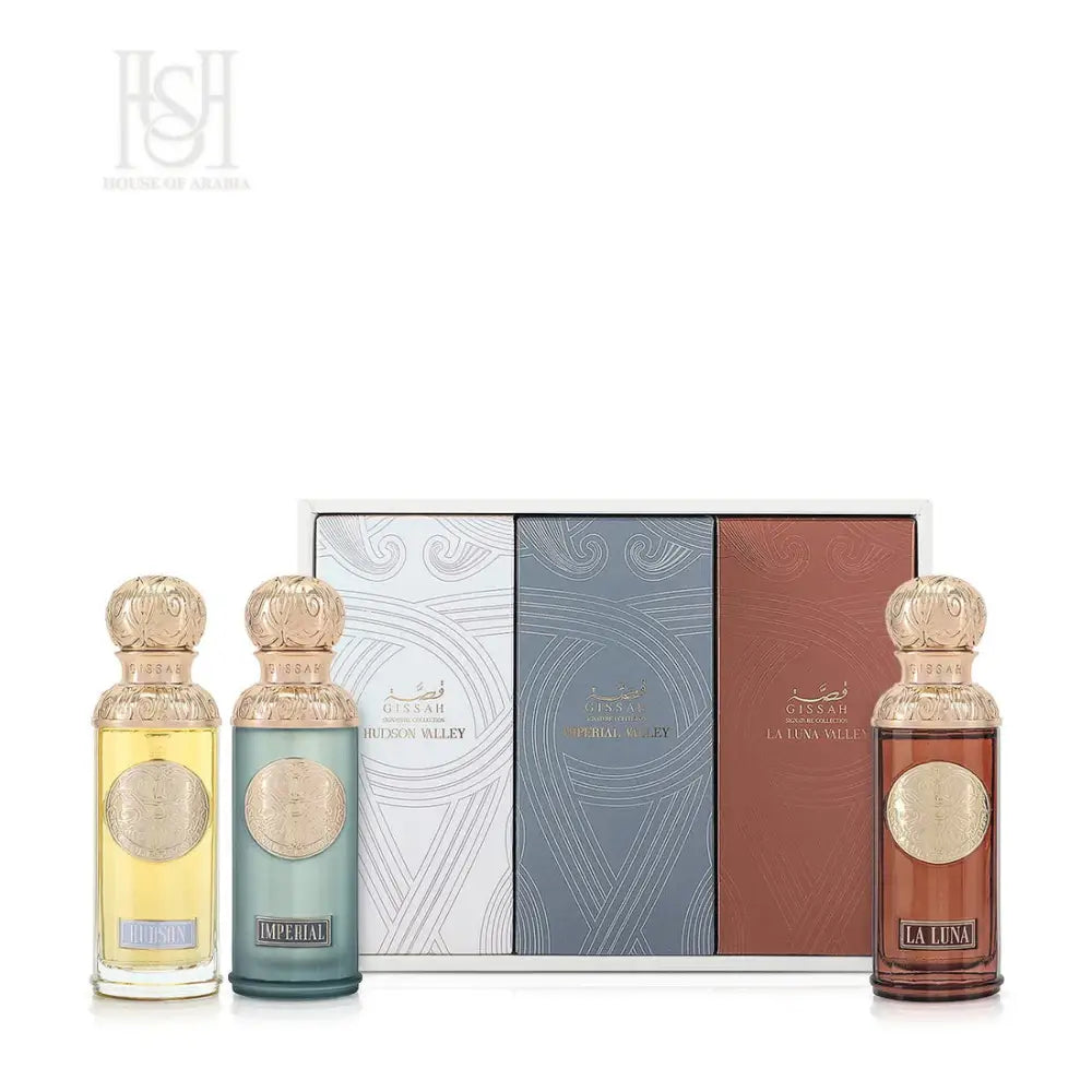 Valley’s Set (3x50ml) EDP Unisex by Gissah Fragrances